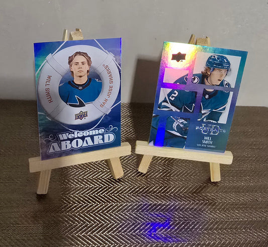 Lot 2 Cartes Collection Hockey WILL SMITH