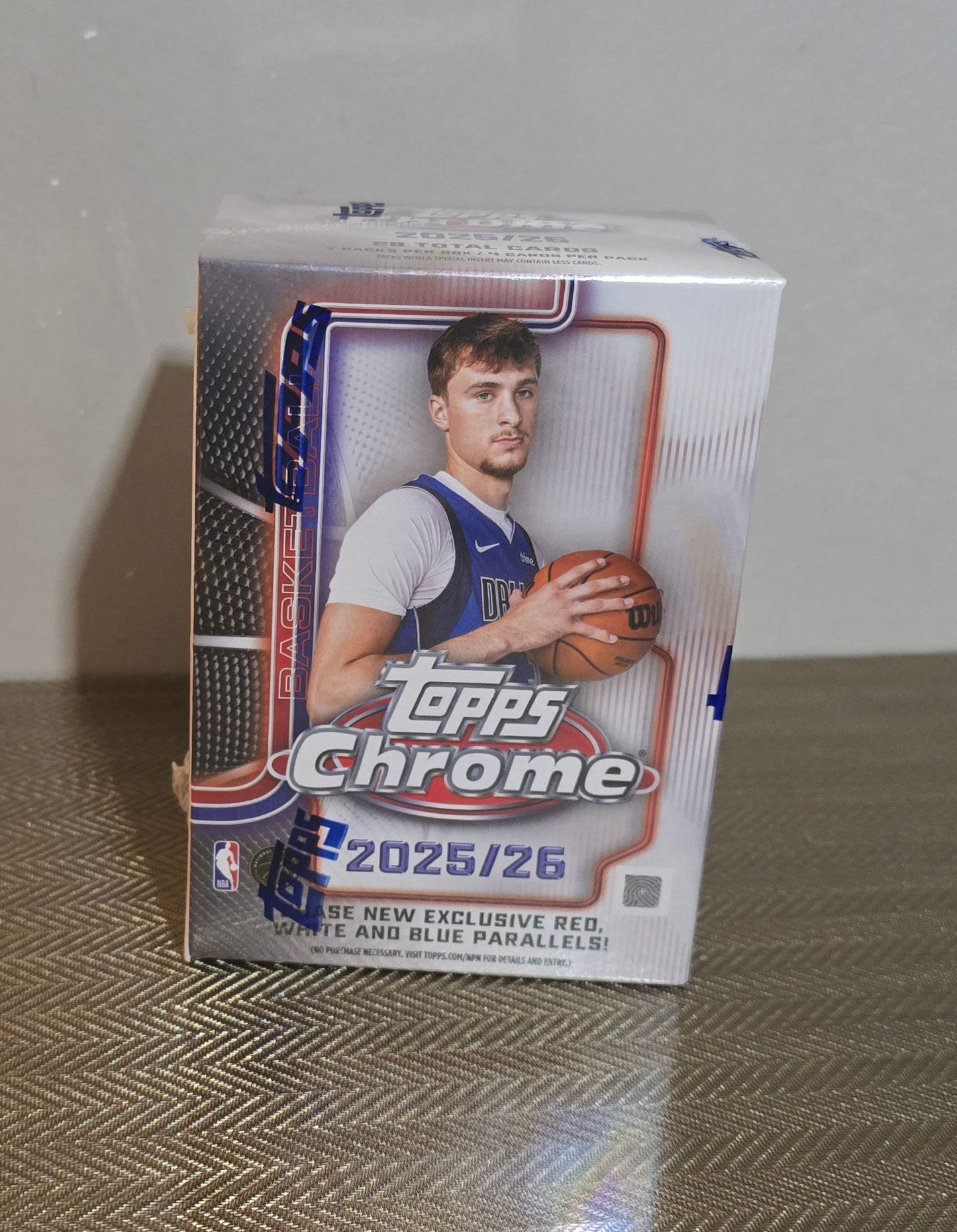 2025-26 Topps Chrome Cartes Basketball NBA Blaster Box