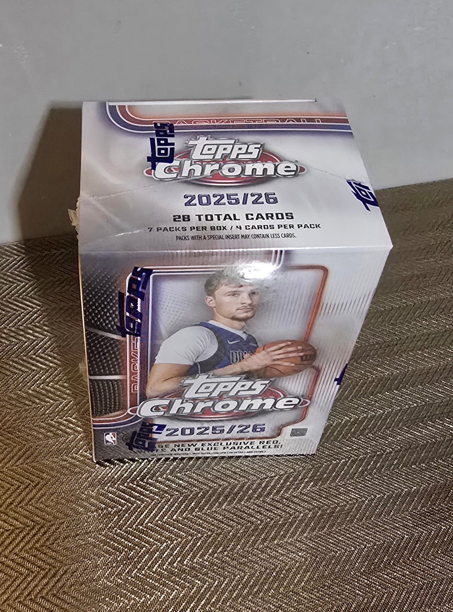 2025-26 Topps Chrome Cartes Basketball NBA Blaster Box
