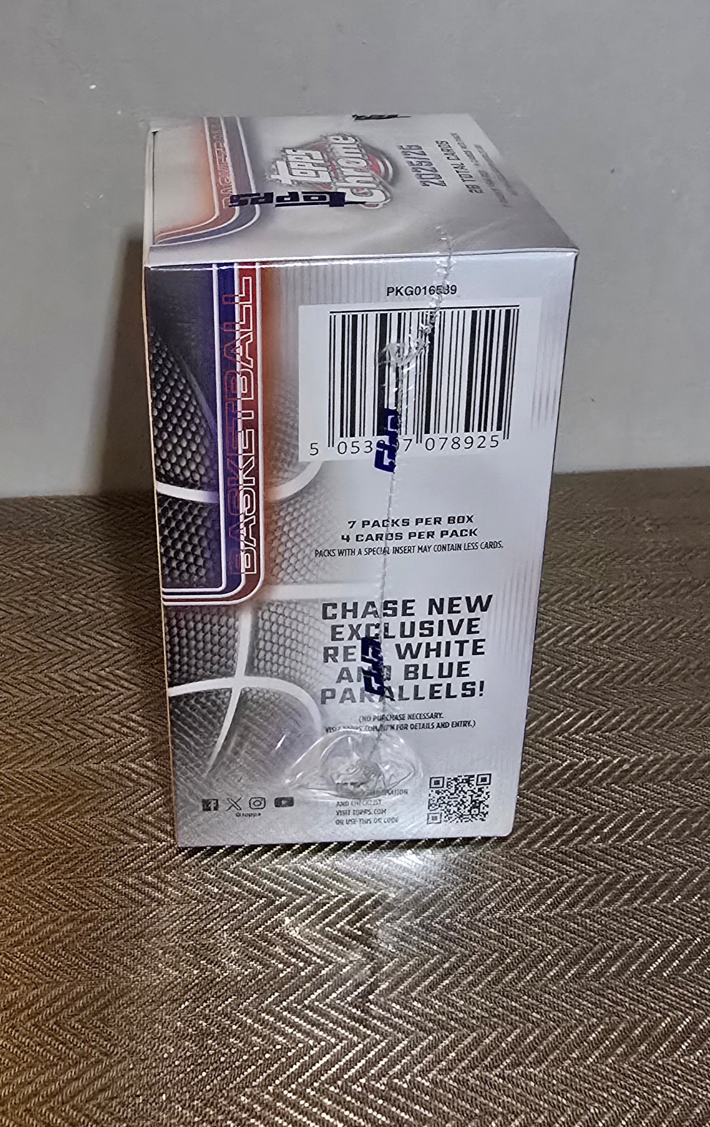 2025-26 Topps Chrome Cartes Basketball NBA Blaster Box