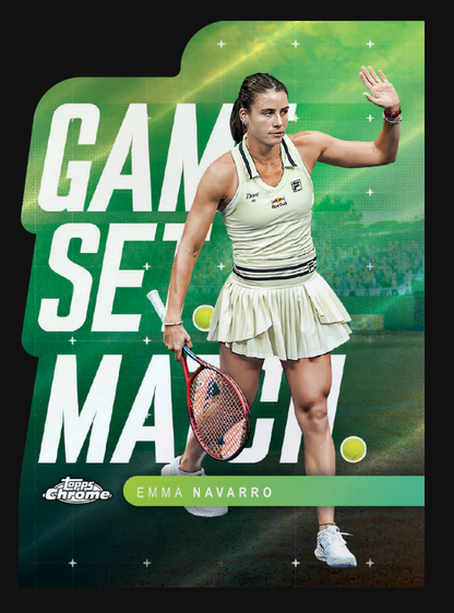 2025 Topps Chrome Cartes Tennis Hobby Box
