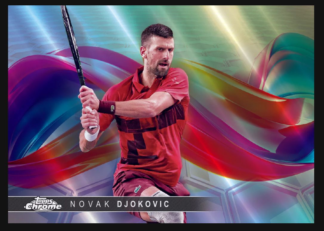 2025 Topps Chrome Cartes Tennis Hobby Box