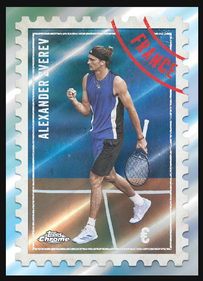 2025 Topps Chrome Cartes Tennis Hobby Box