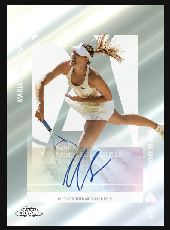 2025 Topps Chrome Cartes Tennis Hobby Box