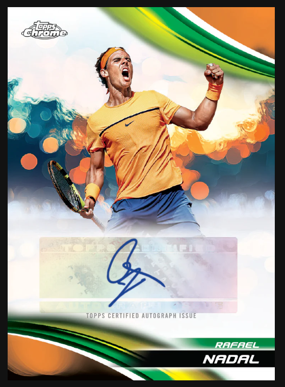 2025 Topps Chrome Cartes Tennis Hobby Box