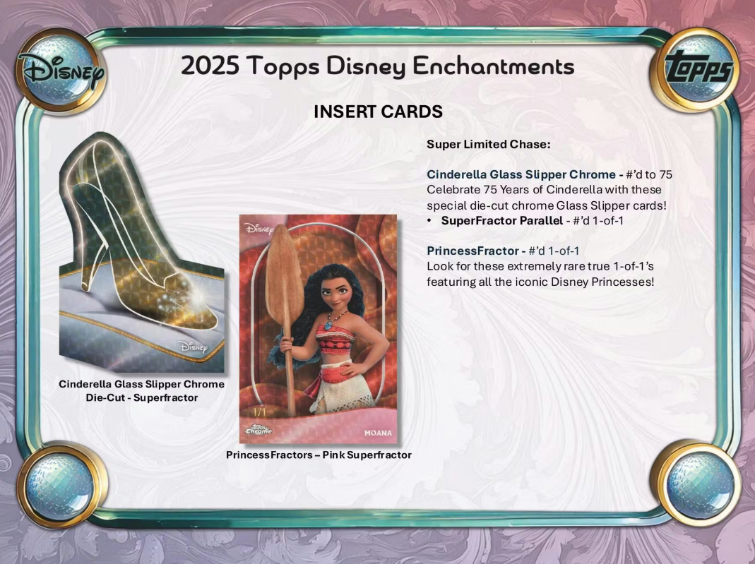 2025 Topps Cartes Disney Wonder Winter Méga Box