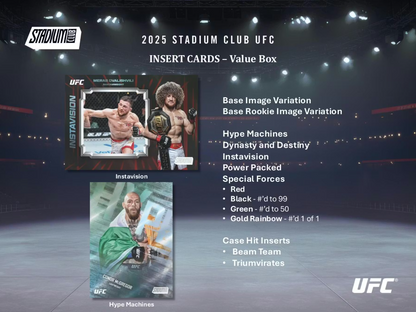 2025 Topps Stadium Club Cartes UFC Blaster Box