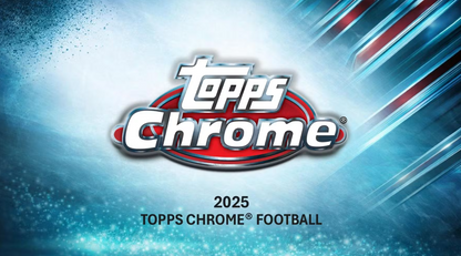 2025 Topps Chrome Cartes Football NFL Blaster Box