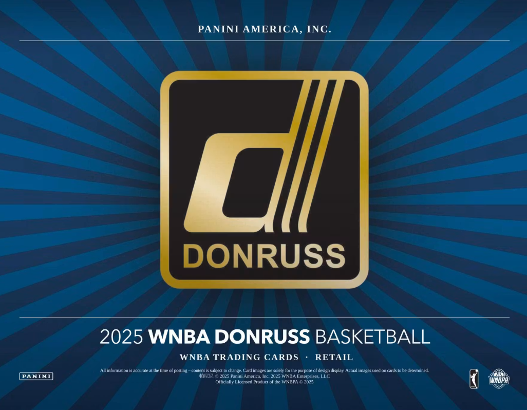 2025 Panini Donruss WNBA Cartes Basketball Méga Box
