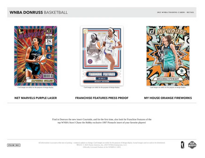 2025 Panini Donruss WNBA Cartes Basketball Méga Box