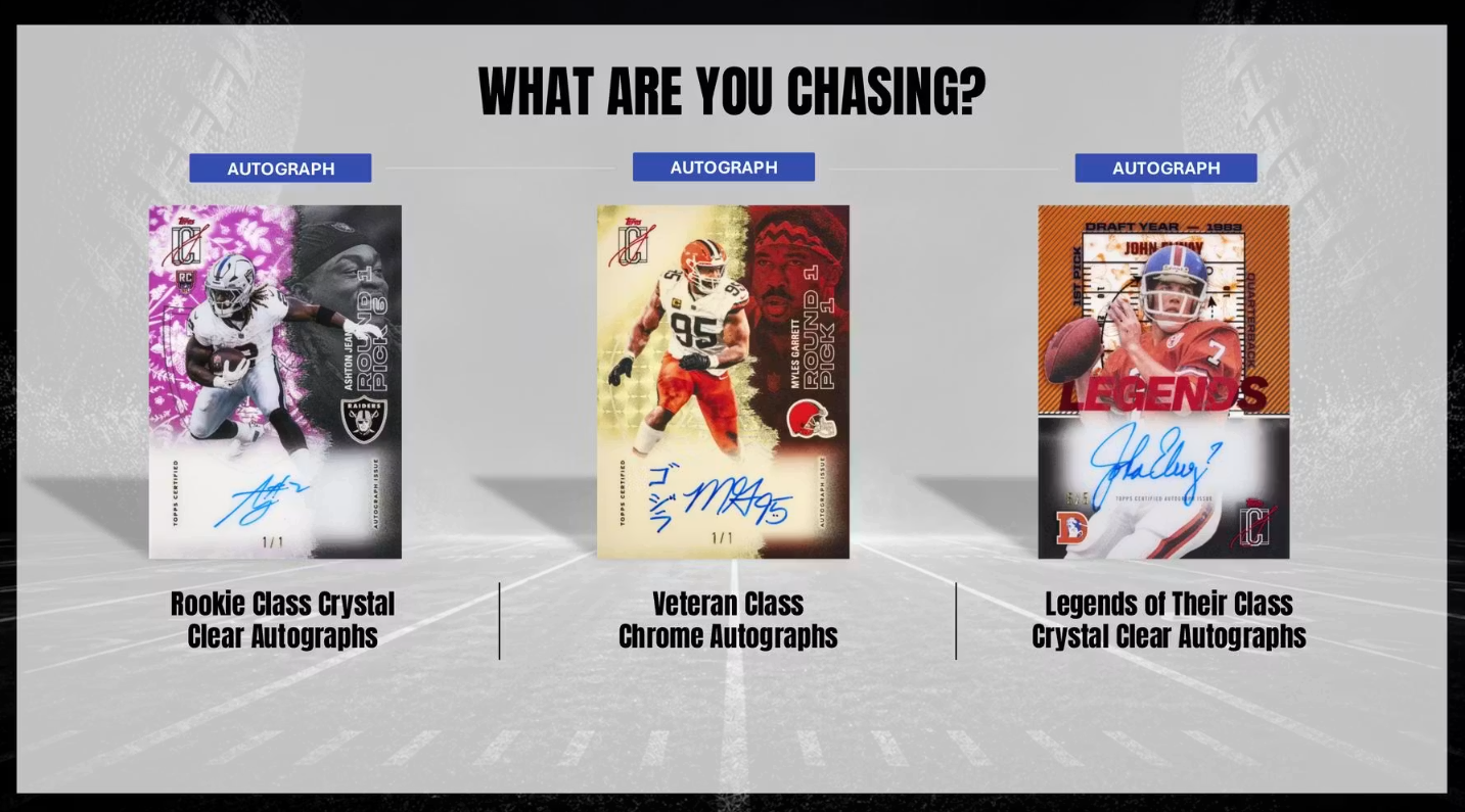 2025 Topps Signature Class Cartes Football NFL Blaster Box