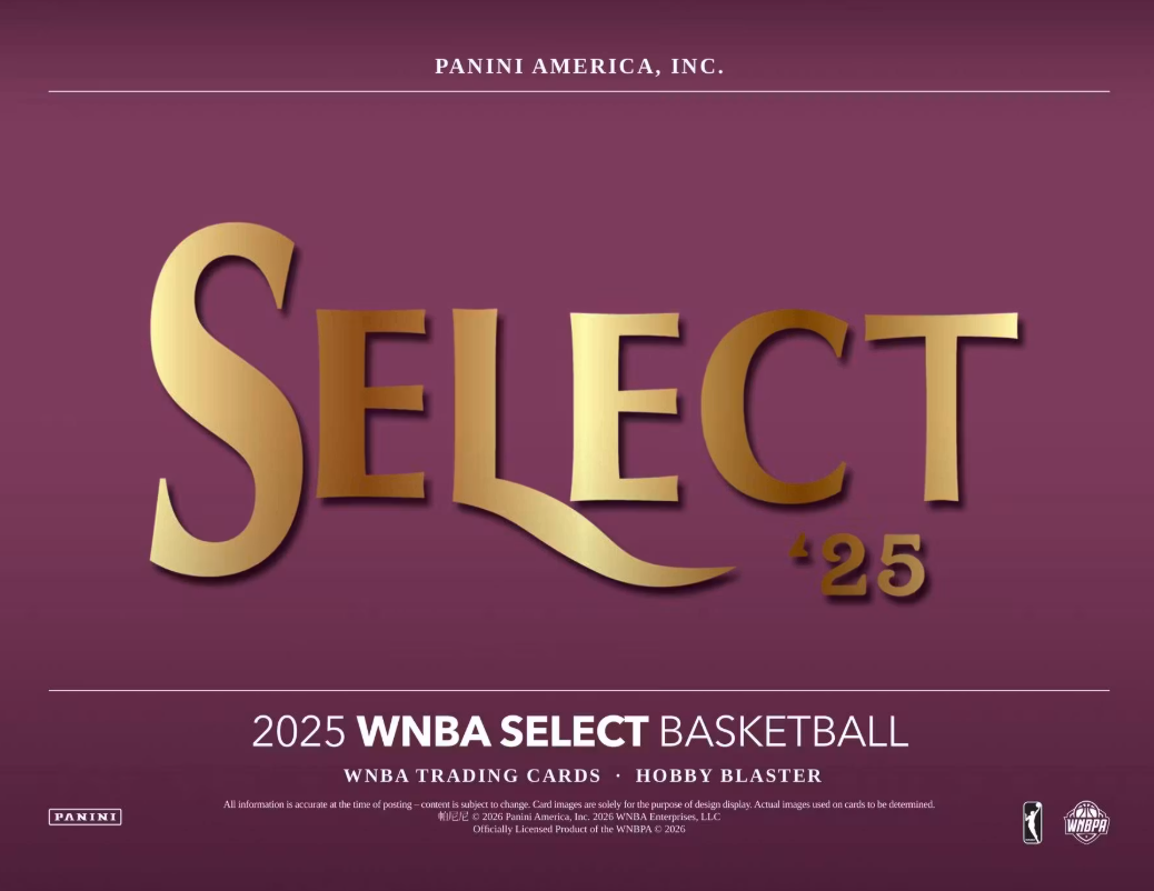2025 Panini Select WNBA Cartes Basketball Hobby Blaster Box