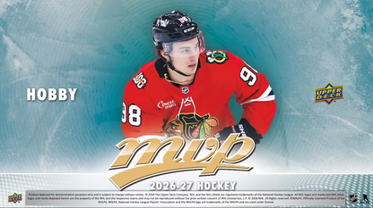 2026-27 Upper Deck MVP  Cartes Hockey NHL Hobby Box