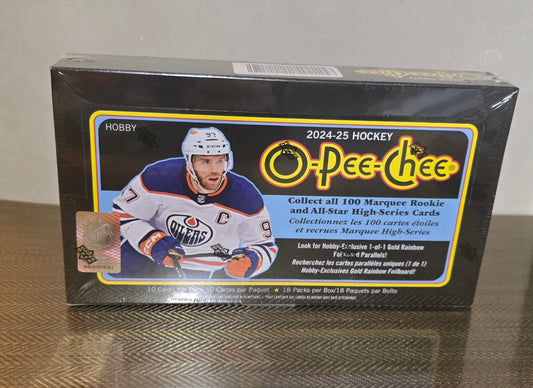 2024-25 Upper Deck O-Pee-Chee Cartes Hockey NHL Hobby Box