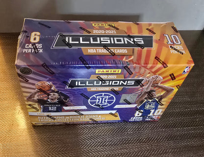 2020-21 Panini Illusions Cartes Basketball NBA Méga Box (Sapphire and Yellow Parallels)