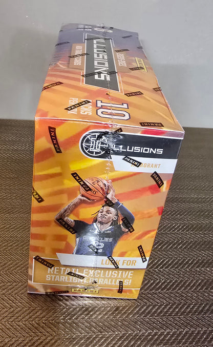 2020-21 Panini Illusions Cartes Basketball NBA Méga Box (Sapphire and Yellow Parallels)