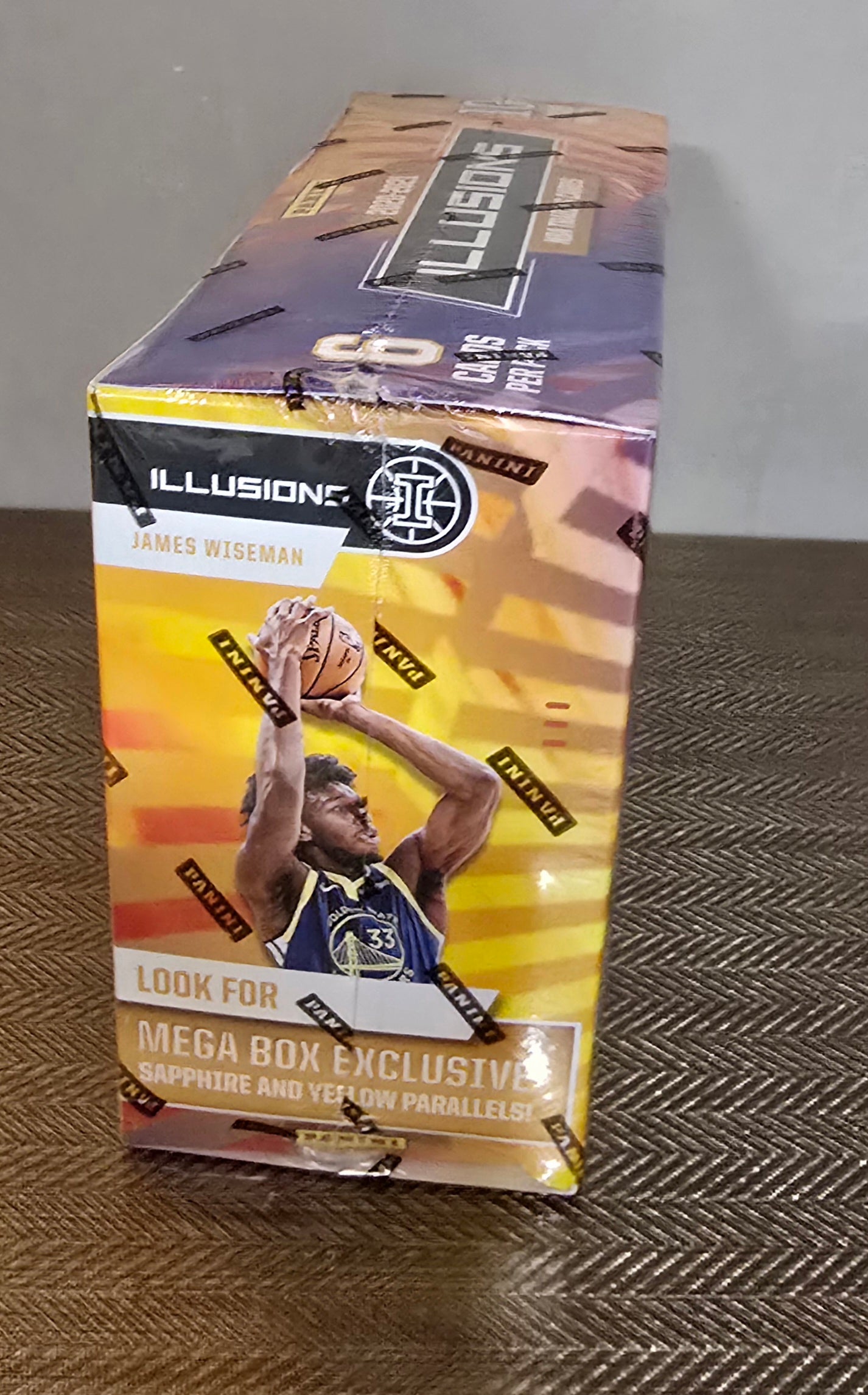 2020-21 Panini Illusions Cartes Basketball NBA Méga Box (Sapphire and Yellow Parallels)