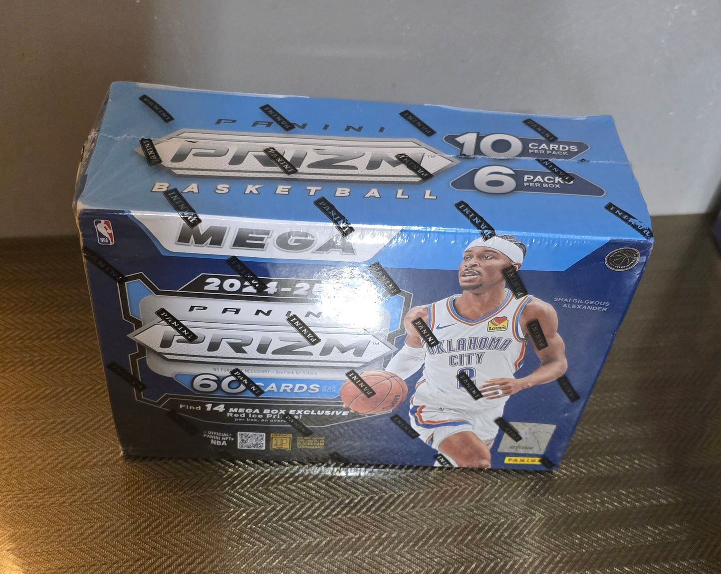 2024-25 Panini Prizm Cartes Basketball NBA Méga Box (Red Ice Prizms)