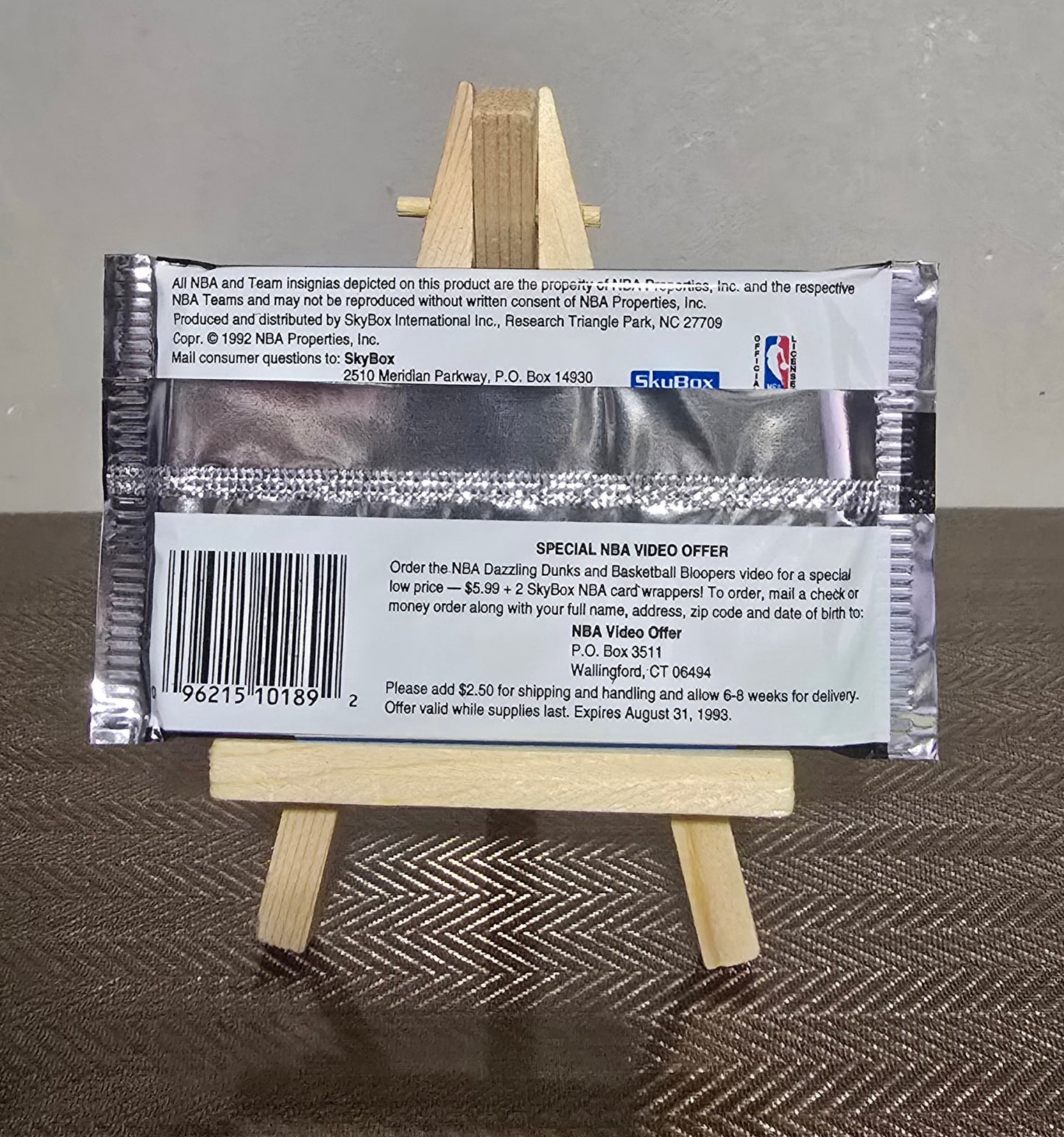 1992-93 SkyBox Edition Series 1 Cartes Basketball NBA Hobby box Pack