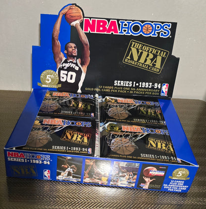 1993-94 Skybox Hoops Series 1 Cartes Basketball NBA Pack