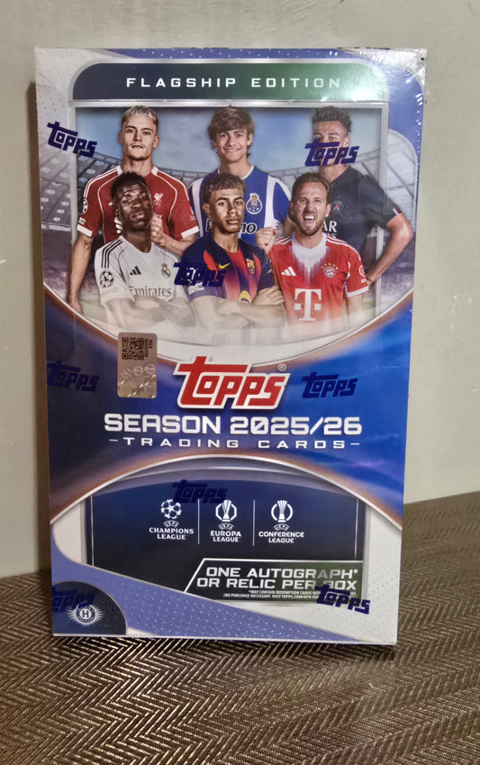 2025-26 Topps UEFA Club Competitions Cartes Foot Soccer Hobby Box