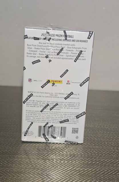 2025 Panini Prizm Cartes Football NFL Blaster Box