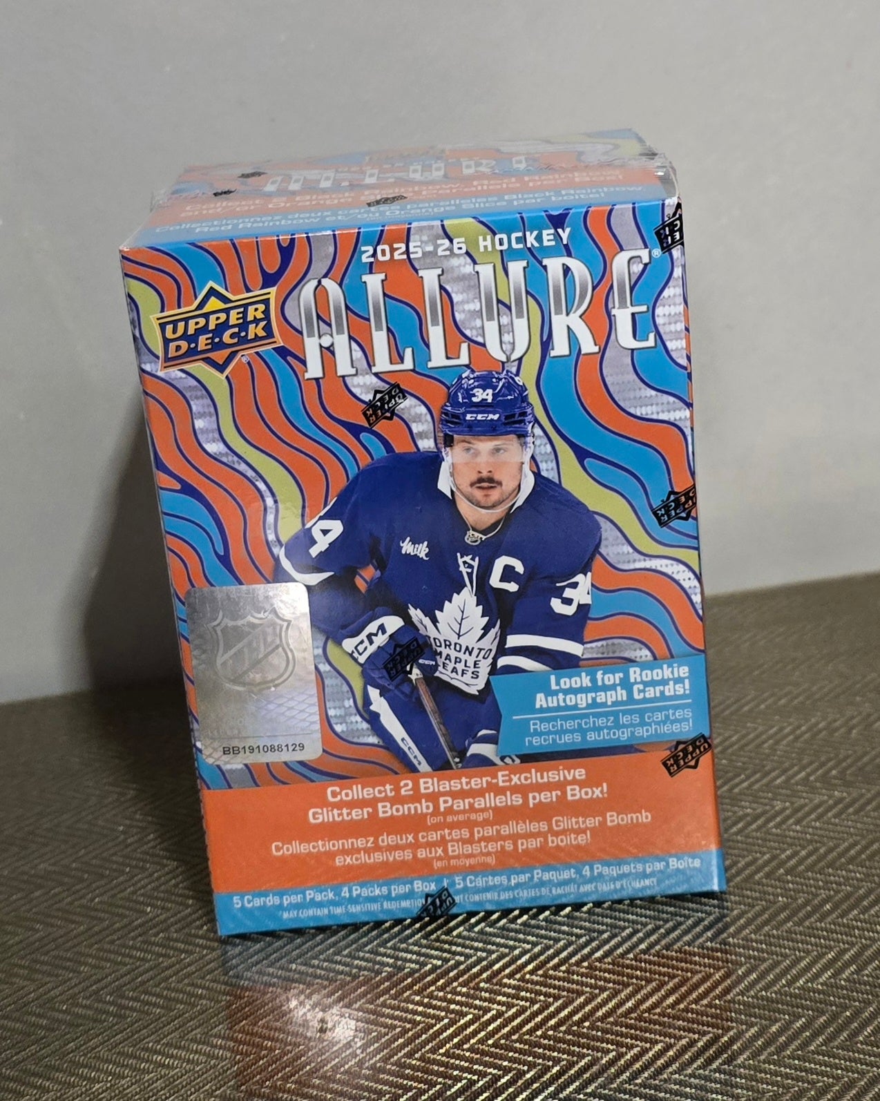 2025-26 Upper Deck Allure  Cartes Hockey NHL Blaster Box