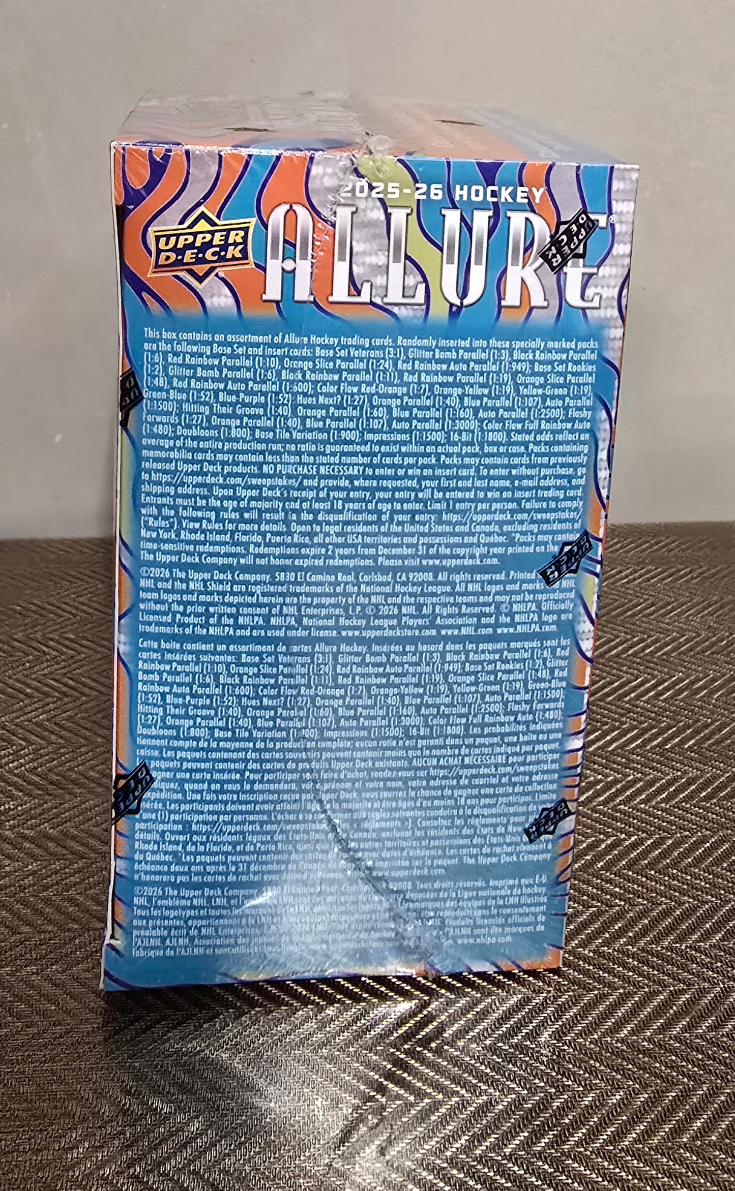 2025-26 Upper Deck Allure  Cartes Hockey NHL Blaster Box