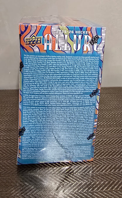 2025-26 Upper Deck Allure  Cartes Hockey NHL Blaster Box