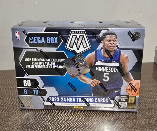 2023-24 Panini Mosaic Cartes Basketball NBA Méga Box (Yellow & Green Parallels)
