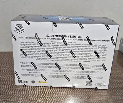 2023-24 Panini Mosaic Cartes Basketball NBA Méga Box (Yellow & Green Parallels)