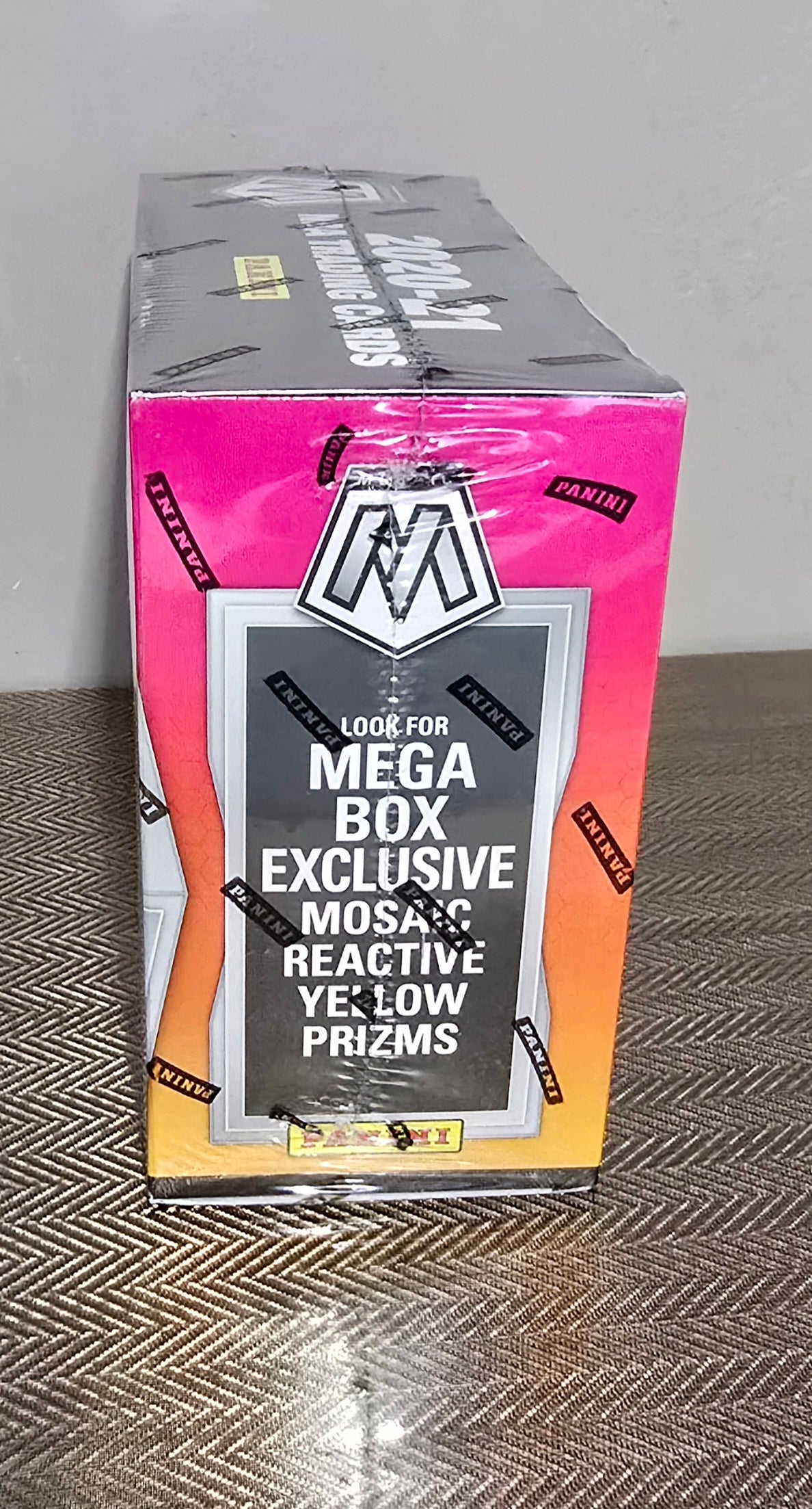 2020-21 Panini Mosaic Cartes Basketball NBA Méga Box ( Green Fluorescent Prizms)