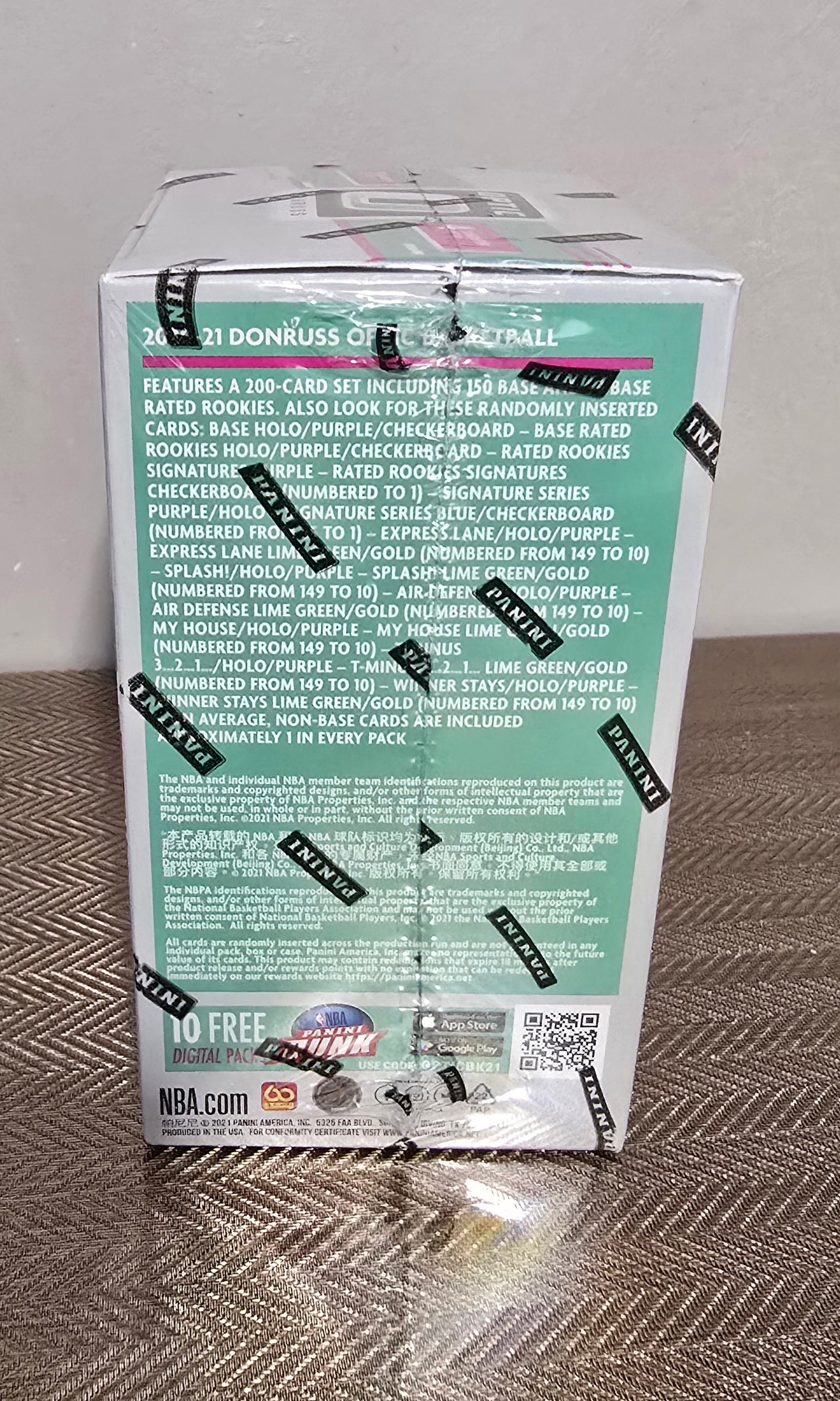 2020-21 Panini Donruss Optic Cartes Basketball NBA Blaster Box