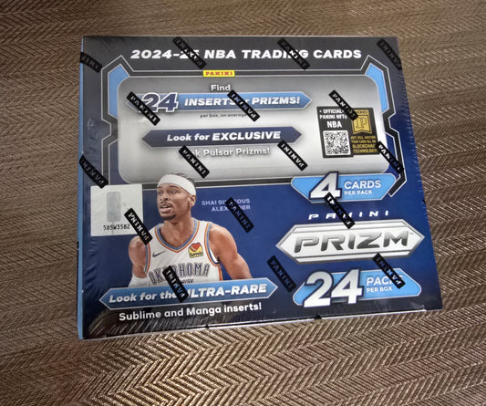 2024-25 Panini Prizm Cartes Basketball NBA Retail Box