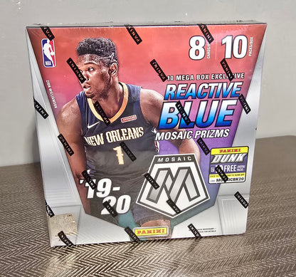 2019-20 Panini Mosaic Cartes Basketball NBA Mega Box