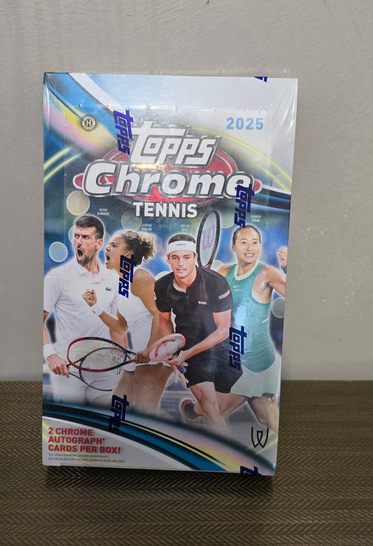 2025 Topps Chrome Cartes Tennis Hobby Box