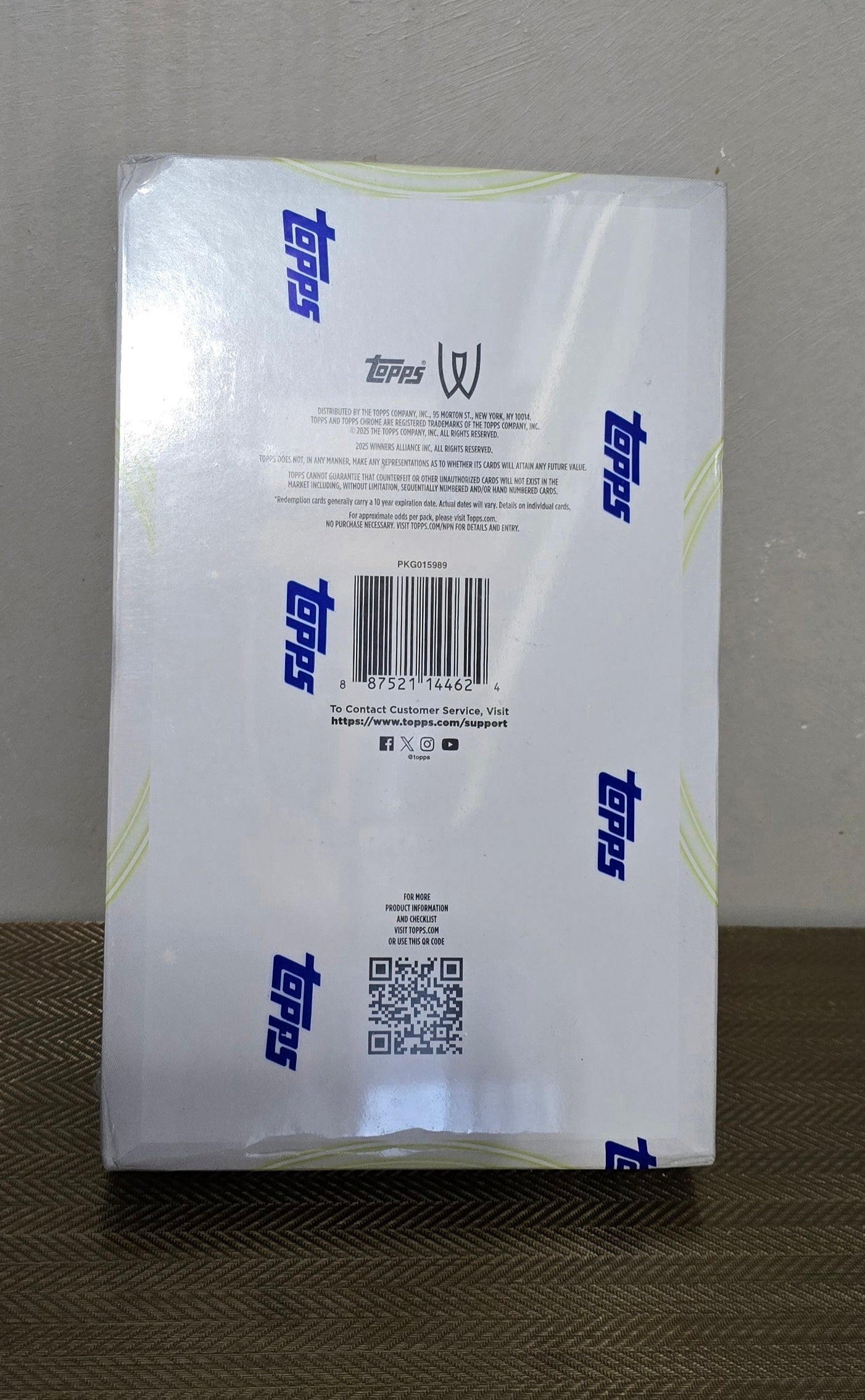 2025 Topps Chrome Cartes Tennis Hobby Box