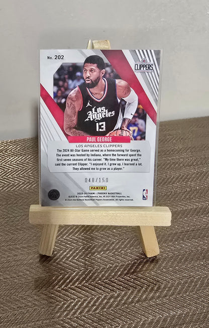 Carte numérotée # 048/150 collection sport Basketball NBA PAUL GEORGE