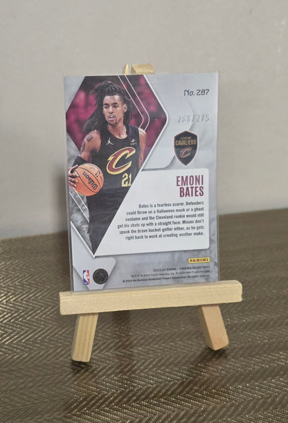 Carte numérotée # 266/275 collection sport Basketball NBA EMONI BATES
