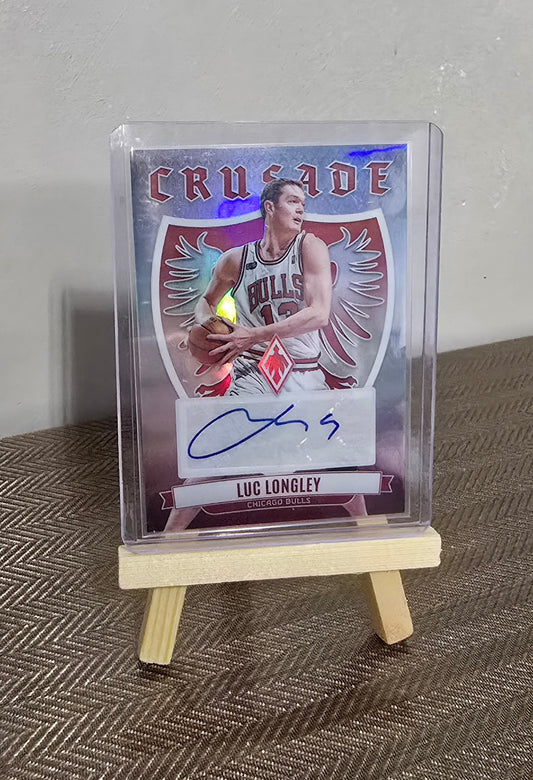 Carte Autographe collection sport Basketball NBA LUC LONGLEY