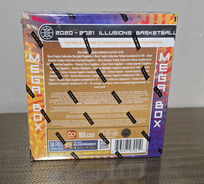 2020-21 Panini Illusions Cartes Basketball NBA Méga Box