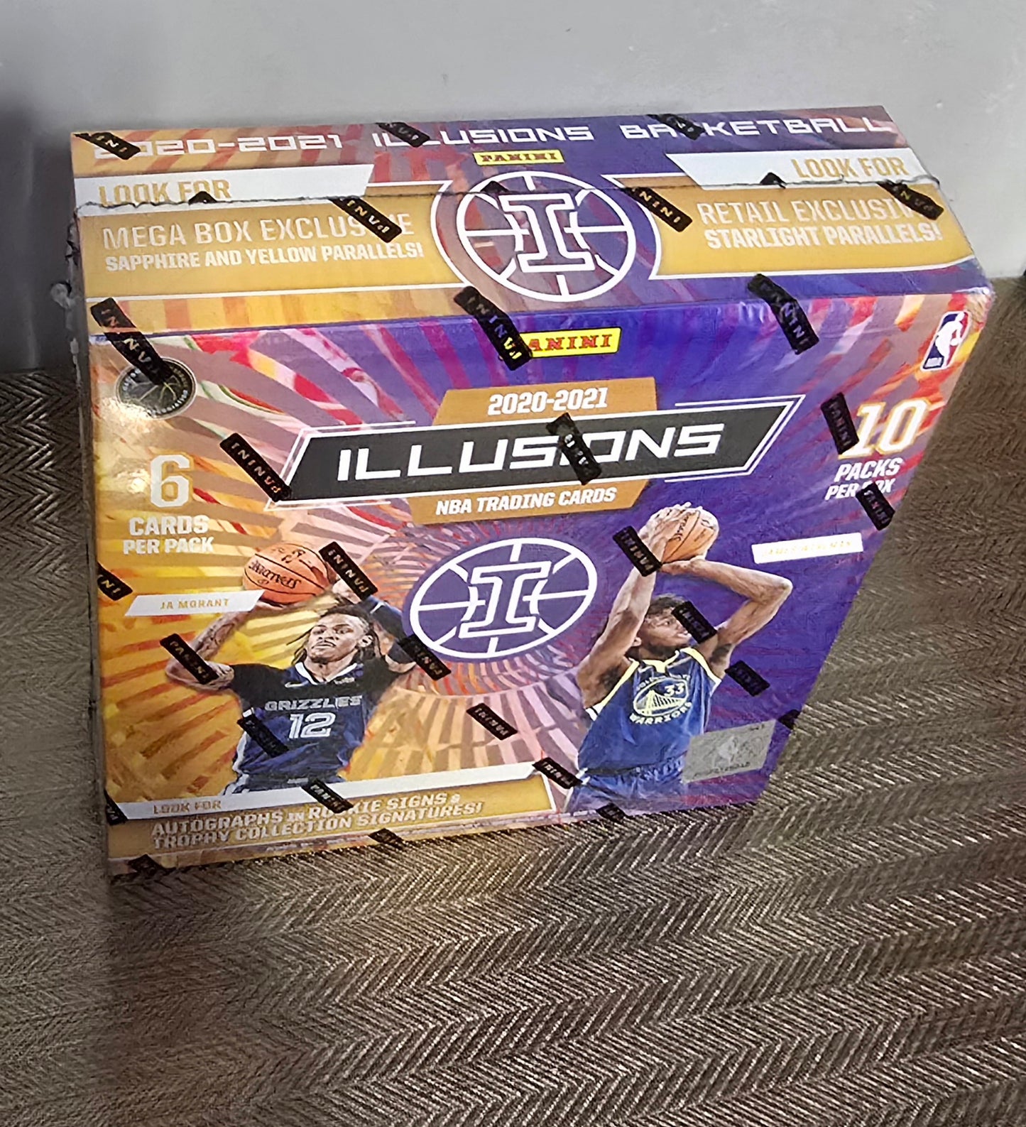 2020-21 Panini Illusions Cartes Basketball NBA Méga Box