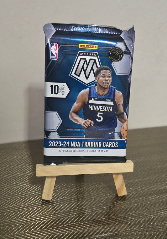 2023-24 Panini Mosaic Cartes Basketball NBA Méga Box Pack (Yellow & Green Parallels)