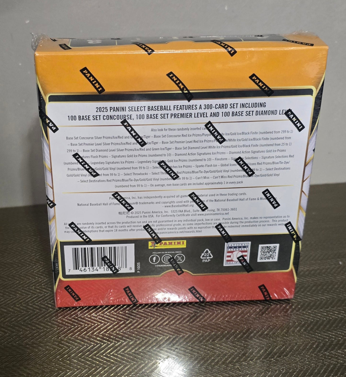 2025 Panini Select Cartes Baseball MLB Méga Box