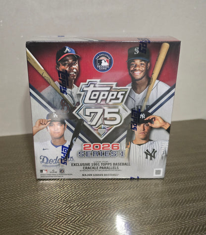 2026 Topps Series 1 Cartes Baseball MLB Méga Box