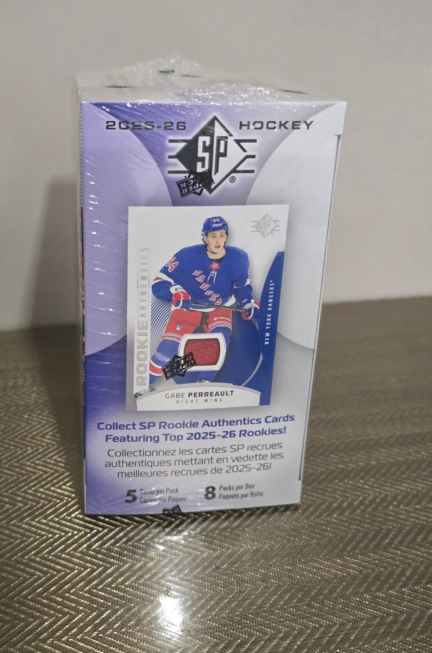 2025-26 Upper Deck SP Cartes Hockey NHL Blaster Box