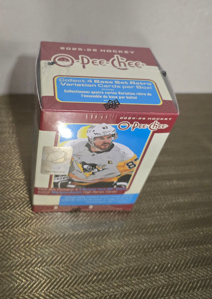 2025-26 Upper Deck O-Pee-Chee Cartes Hockey NHL Blaster Box