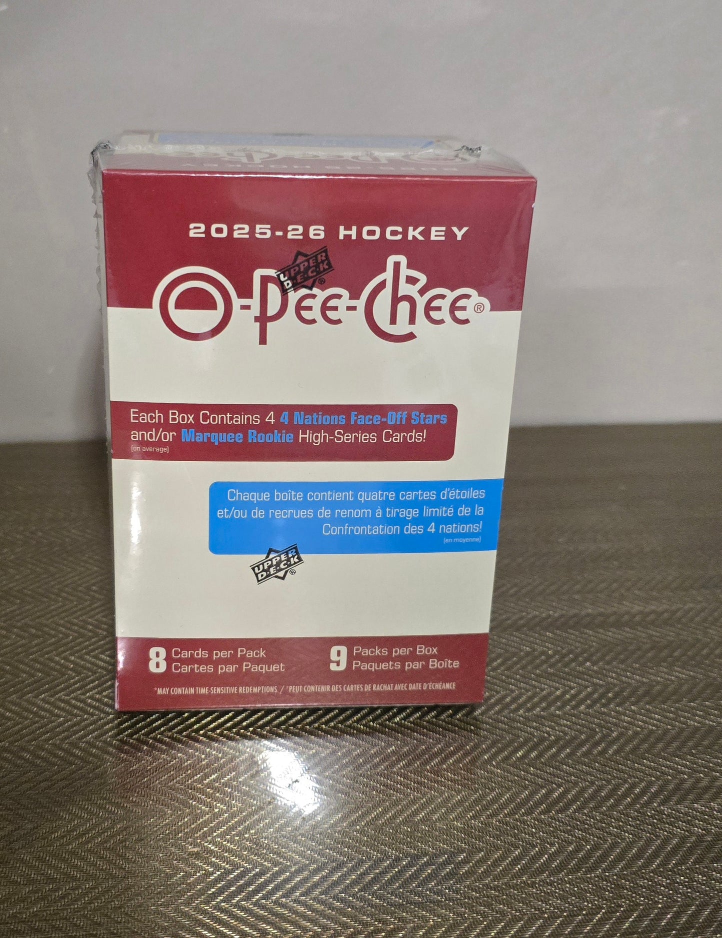 2025-26 Upper Deck O-Pee-Chee Cartes Hockey NHL Blaster Box