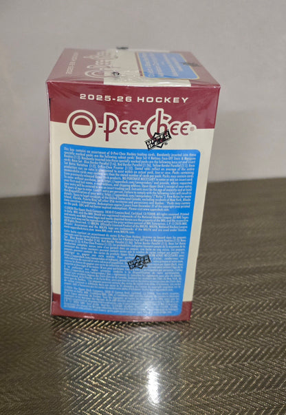 2025-26 Upper Deck O-Pee-Chee Cartes Hockey NHL Blaster Box