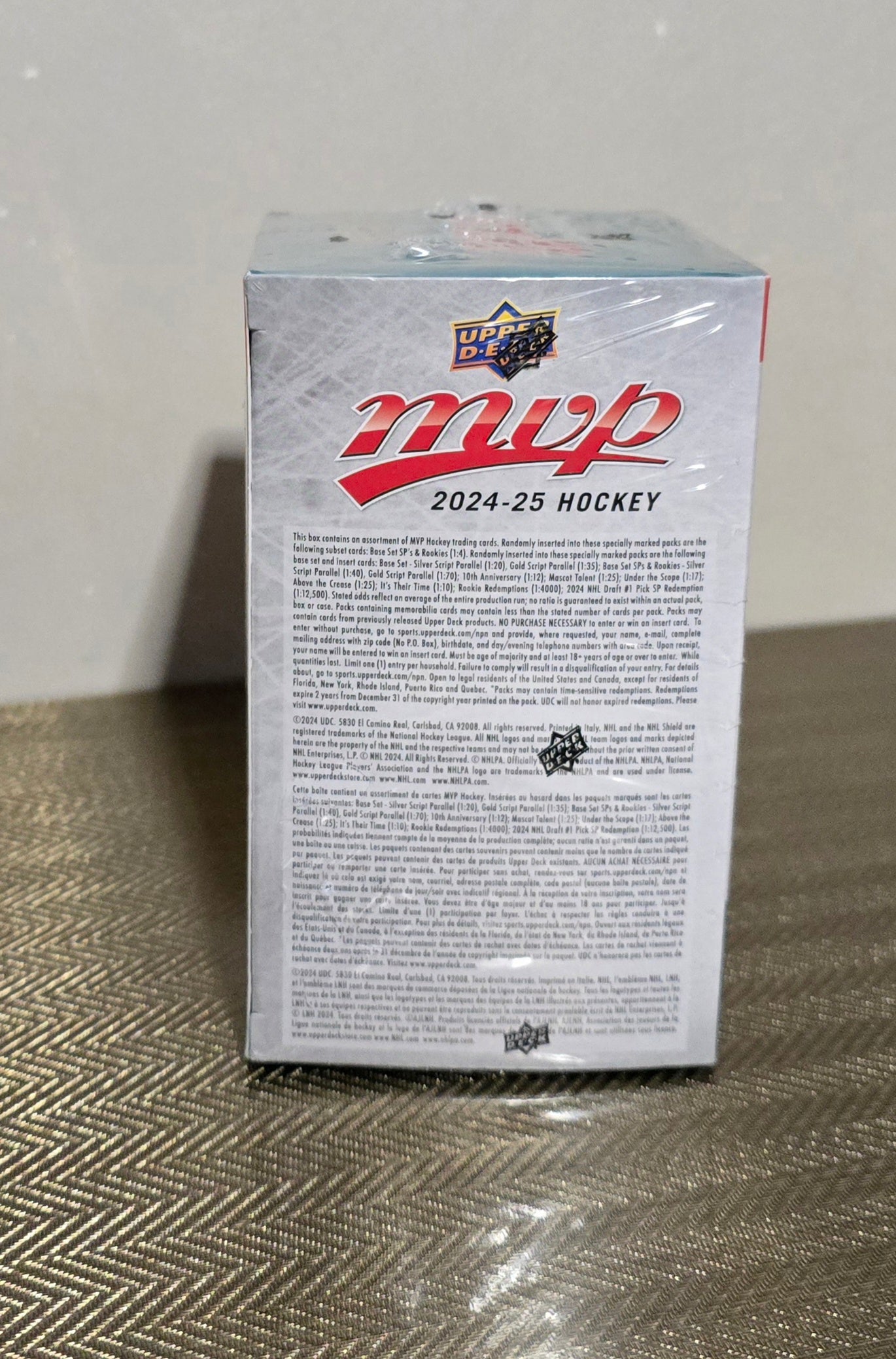 2024-25 Upper Deck MVP  Cartes Hockey NHL Blaster Box